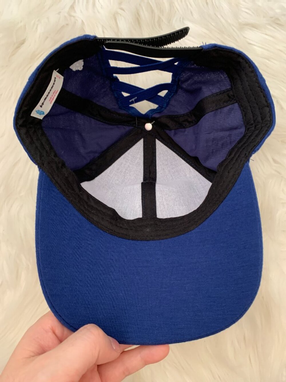 FREE PEOPLE MOVEMENT Warm Up Baseball Cap in Cobalt - Picture 4 of 6